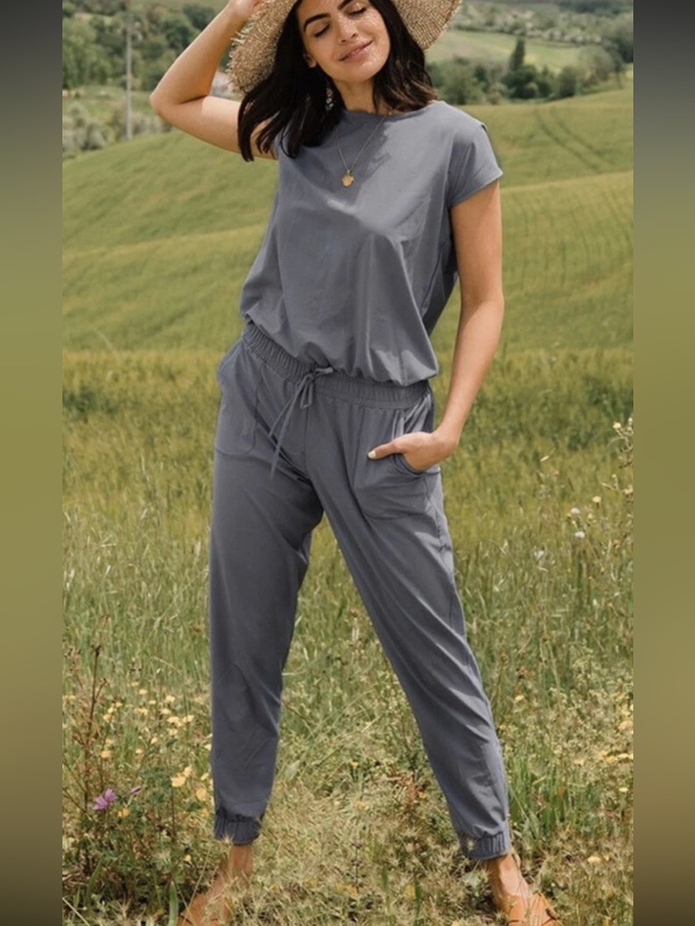 Albion Fit Gray jumpsuit